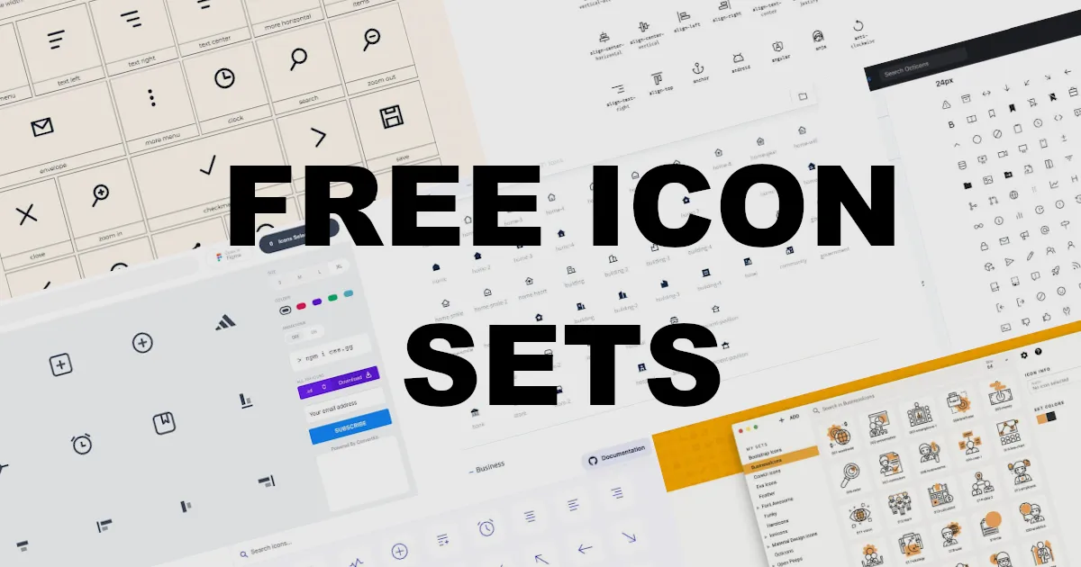 Websites For Free Icon Sets
