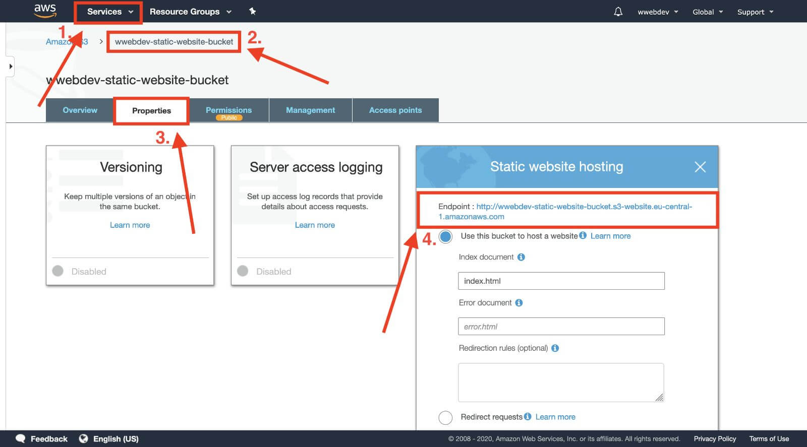 Getting Started with Serverless AWS (2/3) - Distribute an S3 Bucket