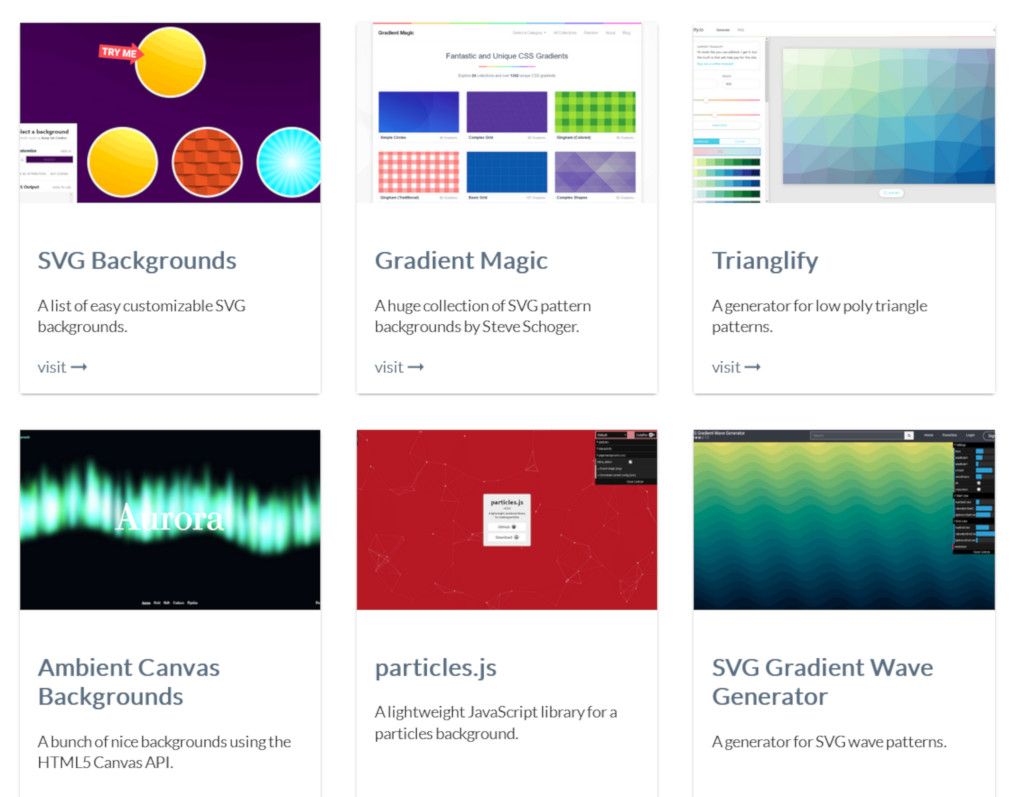 Websites For Creative Backgrounds